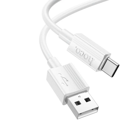 Datový a nabíjecí kabel USB-A - USB-C HOCO X107, 18W, 1m, Bílý