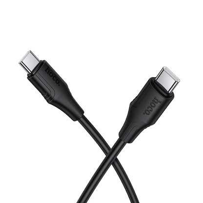 Datový a nabíjecí kabel USB-C - USB-C HOCO X124, 60W, 1m, černý