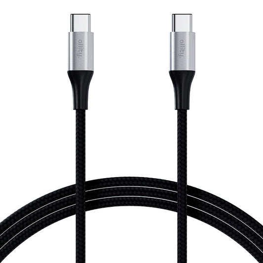 Kabel pro data a nabíjení USB-C - USB-C Allity. AUC-01, 100W, 2m, černý