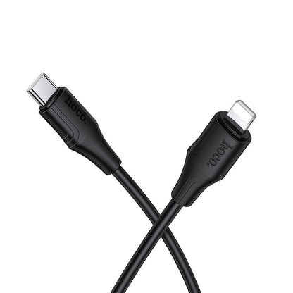 Datový a nabíjecí kabel USB-C - Lightning HOCO X124, 27W, 1m, Černý