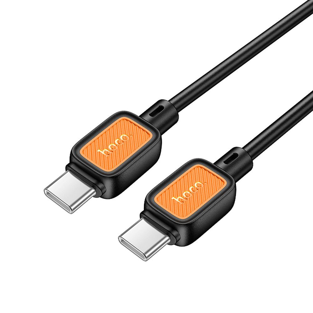 Datový a nabíjecí kabel USB-C - USB-C HOCO X108, 60W, 1m, Černý