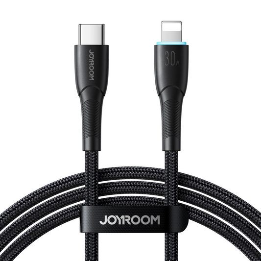 Datový a nabíjecí kabel USB-C - Lightning Joyroom S-A32, 30W, 1m, černý