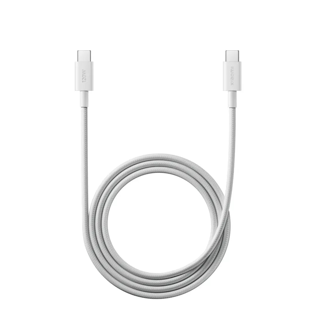 Kabel pro data a nabíjení USB-C - USB-C Xiaomi, 120W, 1m, Bílý BHR087KGL