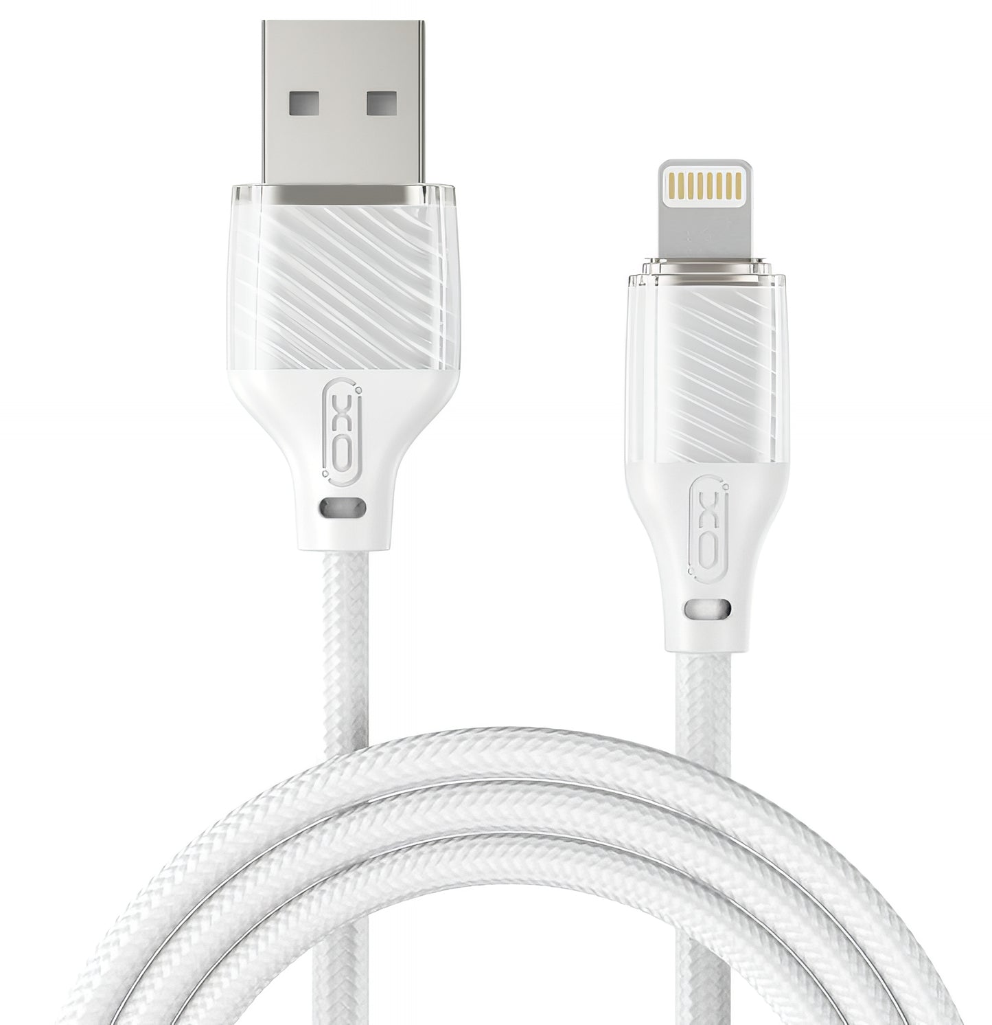 Datový a nabíjecí kabel USB-A - Lightning XO Design NB291, 18W, 1m, Bílý