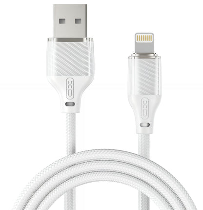 Datový a nabíjecí kabel USB-A - Lightning XO Design NB291, 18W, 1m, Bílý