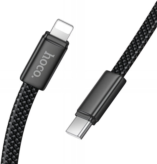 Datový a nabíjecí kabel USB-C - Lightning HOCO X125, 30W, 1m, černý