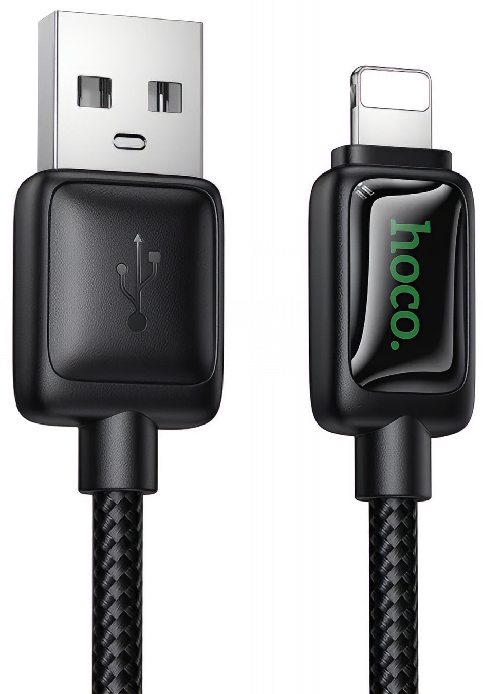 Datový a nabíjecí kabel USB-A - Lightning HOCO U146, 12W, 1.2m, černý