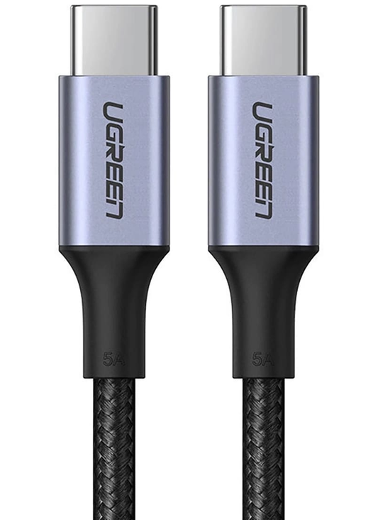 Kabel pro data a nabíjení USB-C - USB-C UGREEN US316, 100W, 3m, šedý