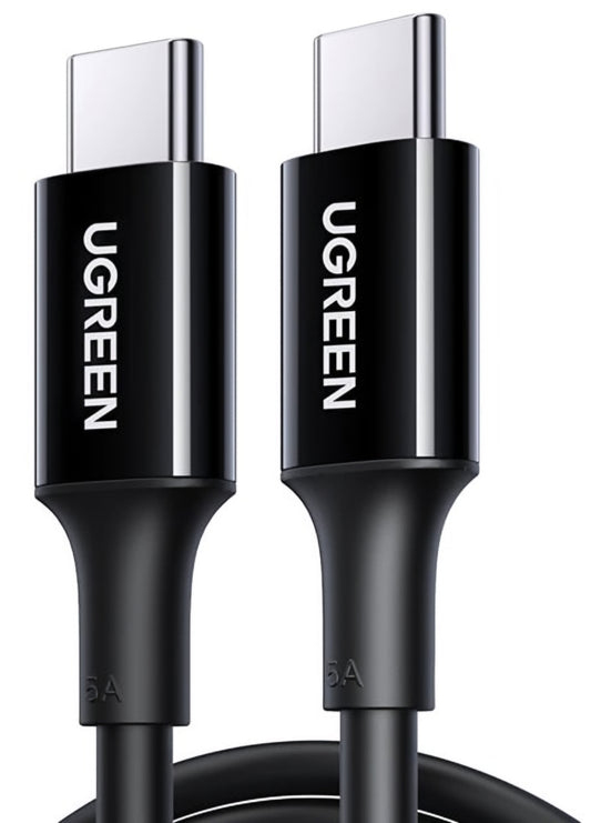 Kabel pro data a nabíjení USB-C - USB-C UGREEN US300, 100W, 2m, černý