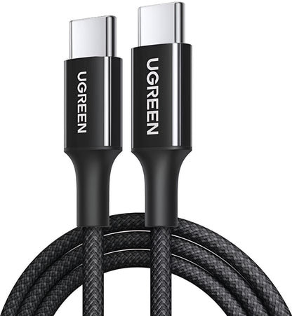Datový a nabíjecí kabel USB-C - USB-C UGREEN L501, 60W, 2m, černý