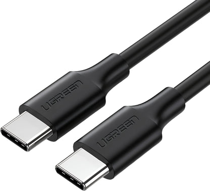 Datový a nabíjecí kabel USB-C - USB-C UGREEN US286, 60W, 3m, černý