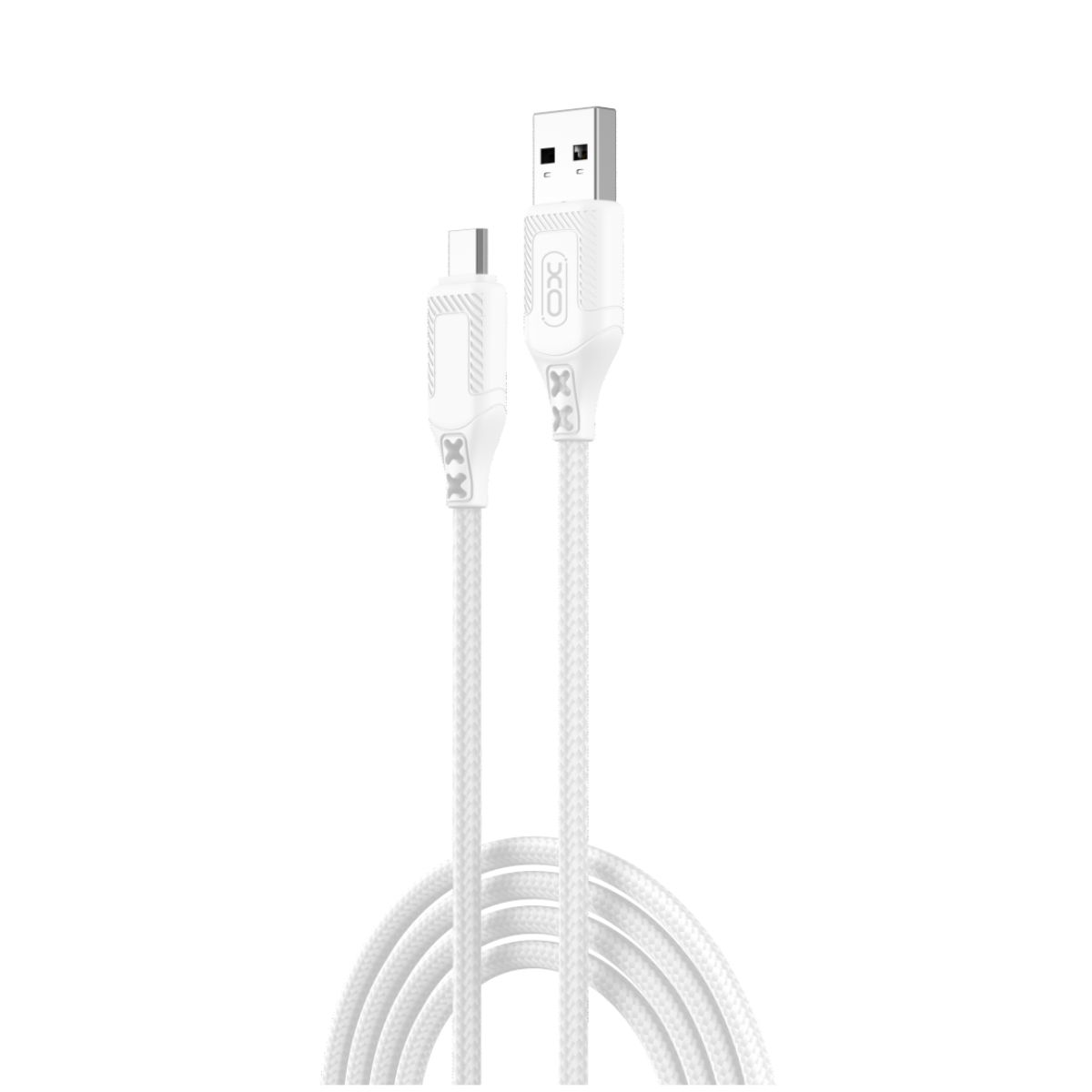 USB-A to microUSB Data and Charging Cable XO Design NB235, 18W, 1m, White