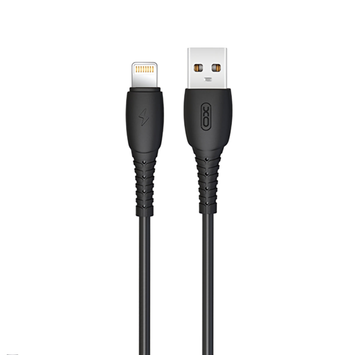 Datový a nabíjecí kabel USB-A - Lightning XO Design NB-P163, 18W, 1m, Černý