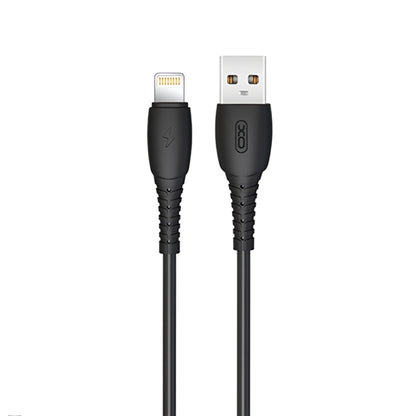 Datový a nabíjecí kabel USB-A - Lightning XO Design NB-P163, 18W, 1m, Černý