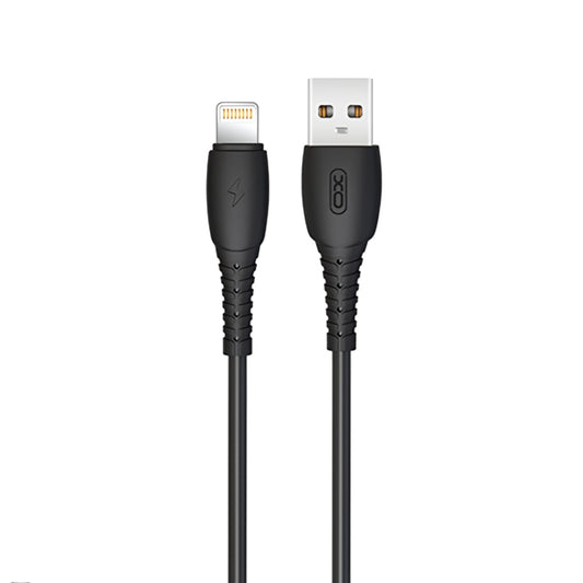 Datový a nabíjecí kabel USB-A - Lightning XO Design NB-P163, 18W, 1m, Černý