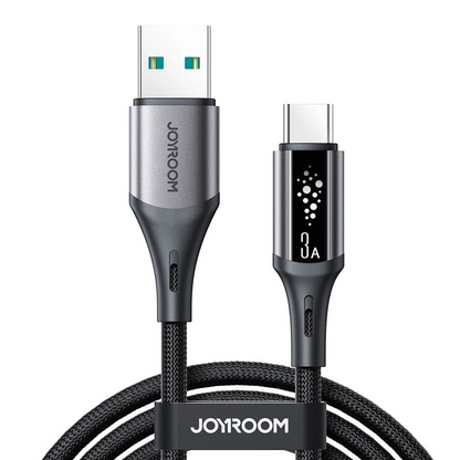 USB-A to USB-C Joyroom S-A60 StarTalk Data and Charging Cable, 18W, 1.2m, Black