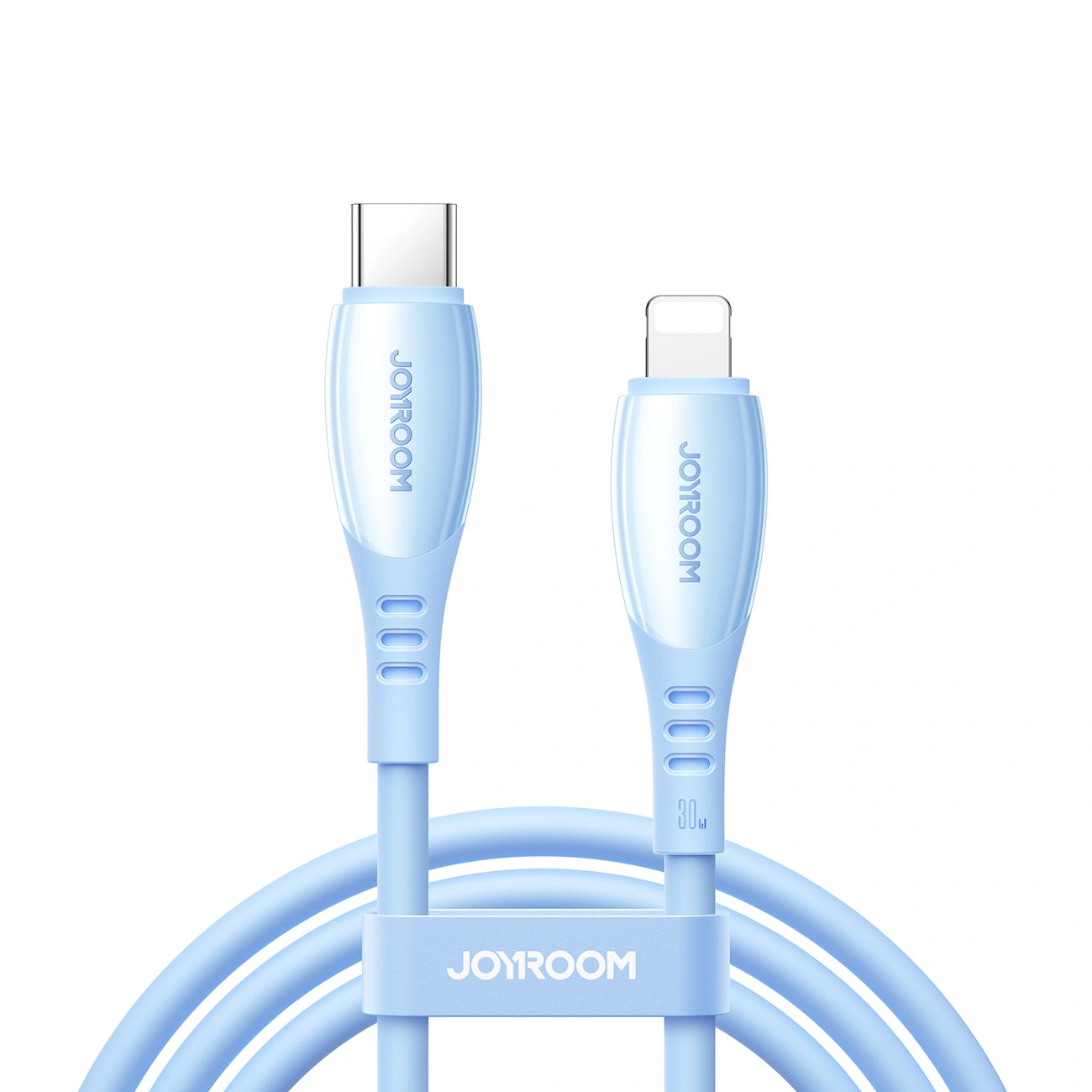 Datový a nabíjecí kabel USB-C - Lightning Joyroom S-A59 Vibrant, 30W, 1.2m, Modrý