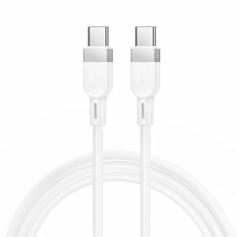 Kabel pro data a nabíjení USB-C - USB-C HOCO X109, 60W, 1m, bílý