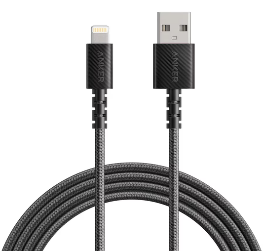 Kabel pro data a nabíjení USB-A - Lightning Anker Powerline Select+, 18W, 1.8m, Černý A8013H12