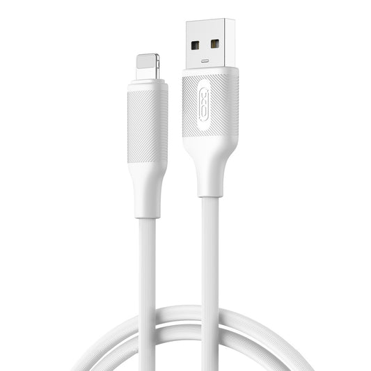 Datový a nabíjecí kabel USB-A - Lightning XO Design NB265, 12W, 1m, Bílý