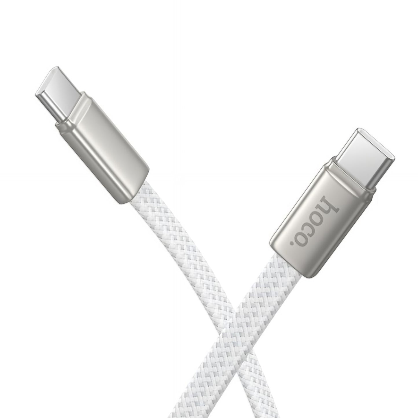 Datový a nabíjecí kabel USB-C - USB-C HOCO X125, 60W, 1m, Bílý