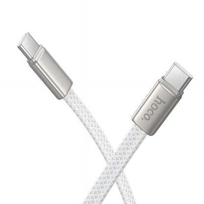 Datový a nabíjecí kabel USB-C - USB-C HOCO X125, 60W, 1m, Bílý
