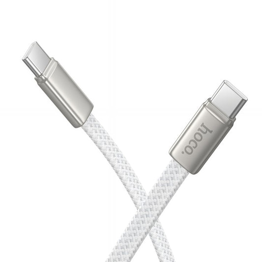 Datový a nabíjecí kabel USB-C - USB-C HOCO X125, 60W, 1m, Bílý