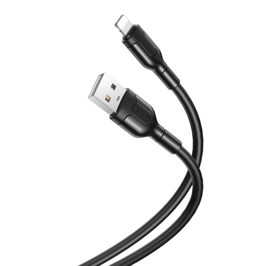 Datový a nabíjecí kabel USB-A - Lightning XO Design NB212, 18W, 1m, Černý