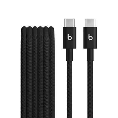 Datový a nabíjecí kabel USB-C - USB-C Beats, 1,5 m, černý MDGA4ZM/A