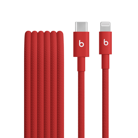 Datový a nabíjecí kabel USB-C - Lightning Beats, 1,5 m, červený MFEH4ZM/A