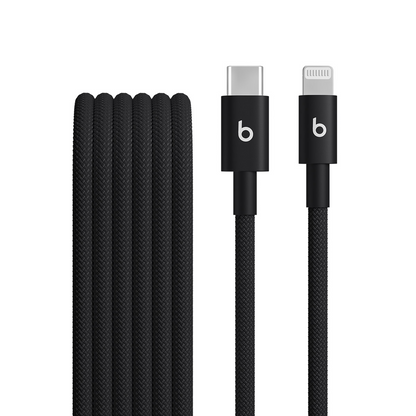 Datový a nabíjecí kabel USB-C - Lightning Beats, 1,5m, Černý MDGK4ZM/A