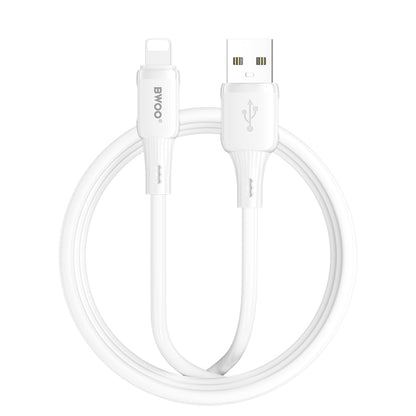 Datový a nabíjecí kabel USB-A - Lightning BWOO X329L, 15W, 1m, bílý