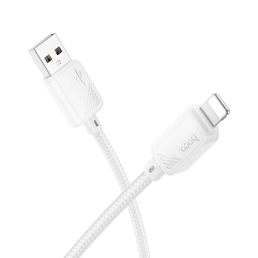 Datový a nabíjecí kabel USB-A - Lightning HOCO X113, 18W, 1m, bílý