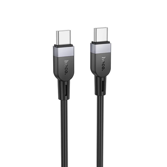 Datový a nabíjecí kabel USB-C - USB-C HOCO X109, 60W, 3m, černý