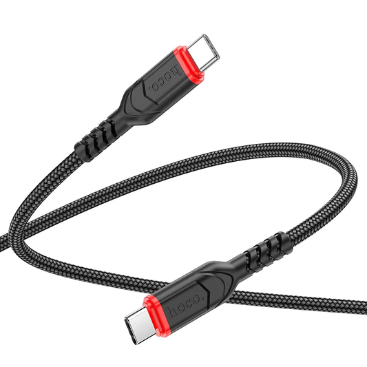 Datový a nabíjecí kabel USB-C - USB-C HOCO X59 Victory, 60W, 3m, černý