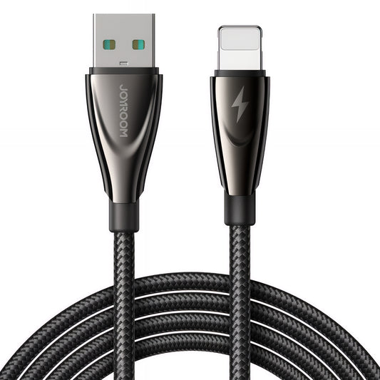 Datový a nabíjecí kabel USB-A - Lightning Joyroom SA31-AL3, 18W, 1,2 m, černý