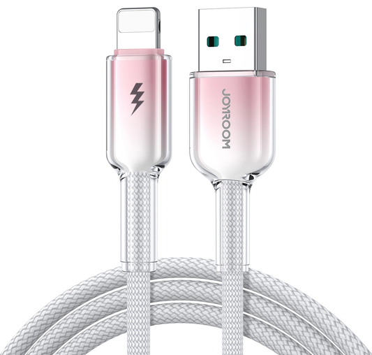 Datový a nabíjecí kabel USB-A - Lightning Joyroom S-A42, 18W, 1,2 m, bílý