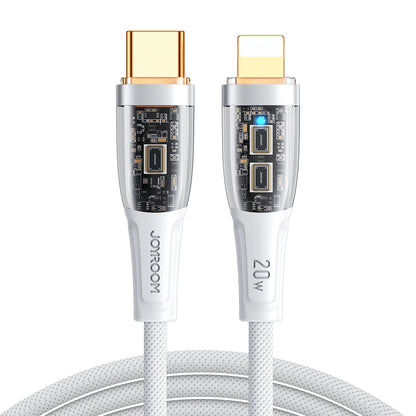 Datový a nabíjecí kabel USB-C - Lightning Joyroom S-CL020A3, 20W, 1,2m, bílý