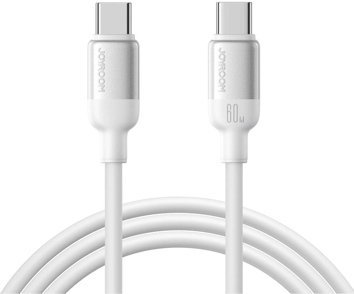 Datový a nabíjecí kabel USB-C - USB-C Joyroom S-A62 Lively, 60W, 1,2 m, bílý