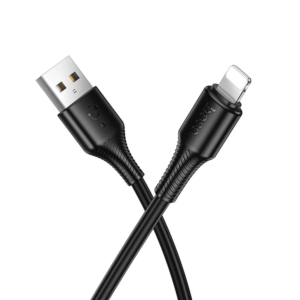 Datový a nabíjecí kabel USB-A - Lightning HOCO X120, 18W, 1m, černý