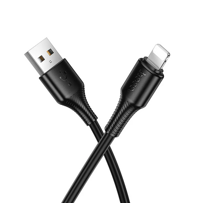 Datový a nabíjecí kabel USB-A - Lightning HOCO X120, 18W, 1m, černý