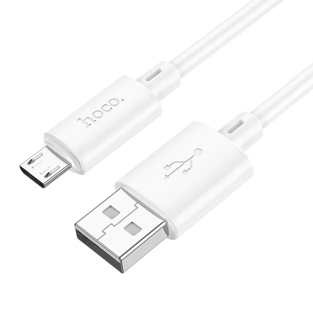 Datový a nabíjecí kabel USB-A - microUSB HOCO X88, 18W, 2m, bílý