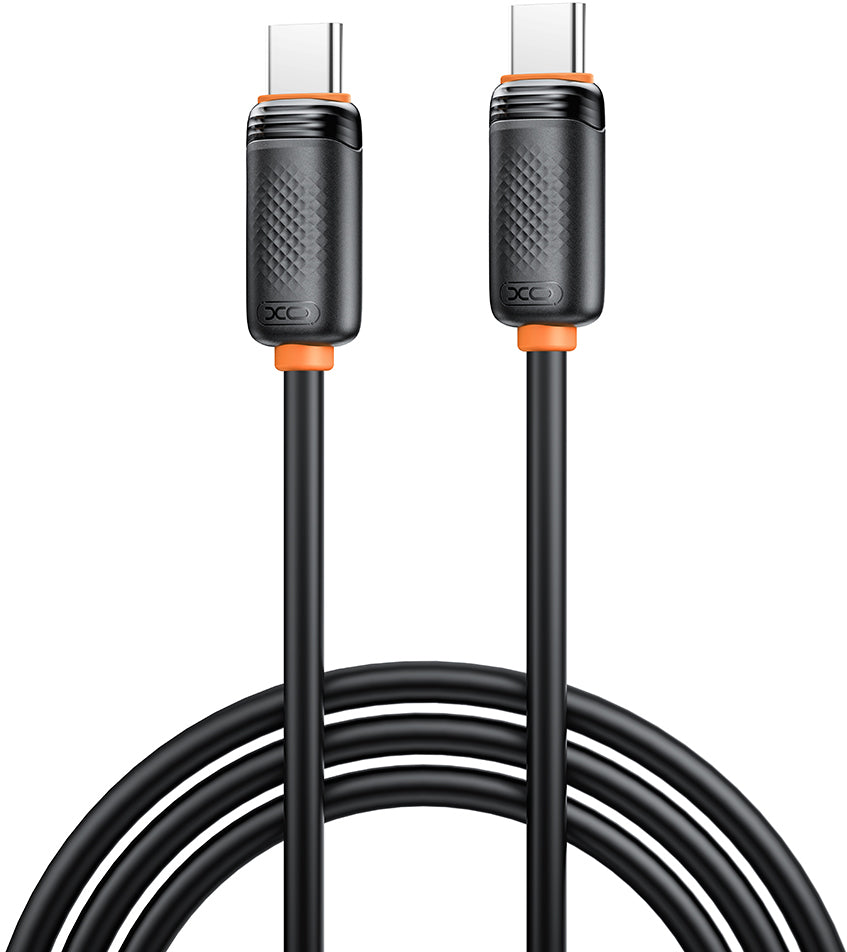 Datový a nabíjecí kabel USB-C - USB-C XO Design NB-Q302B, 60W, 1m, černý
