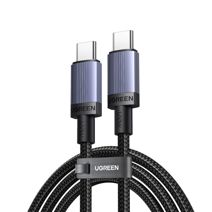 Datový a nabíjecí kabel USB-C - USB-C UGREEN, 100W, 1m, černý