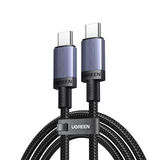 Datový a nabíjecí kabel USB-C - USB-C UGREEN, 100W, 2m, černý
