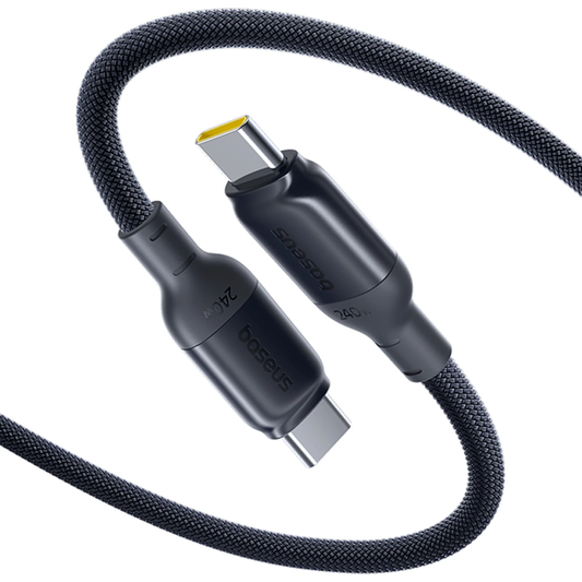 Datový a nabíjecí kabel USB-C - USB-C Baseus PicoGo II, 240W, 2m, černý E0423301
