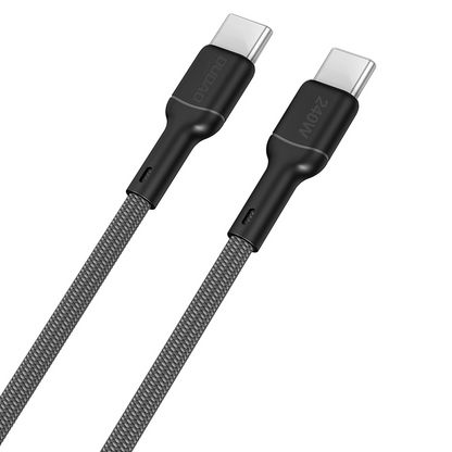 Datový a nabíjecí kabel USB-C - USB-C Dudao L9C Max, 240W, 1,2 m, černý