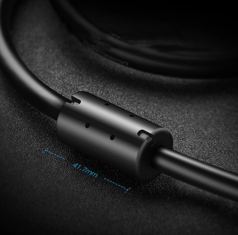 Datový a nabíjecí kabel USB-A - miniUSB UGREEN US132, 3m, černý