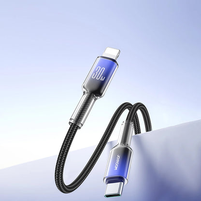 Datový a nabíjecí kabel USB-C - Lightning Joyroom S-A42, 30W, 1,2m, černý