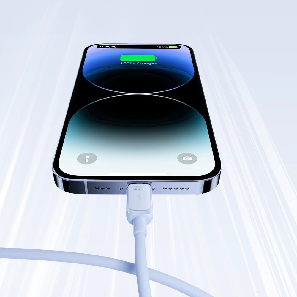 Datový a nabíjecí kabel USB-C - Lightning Joyroom S-A14, 20W, 1,2m, modrý